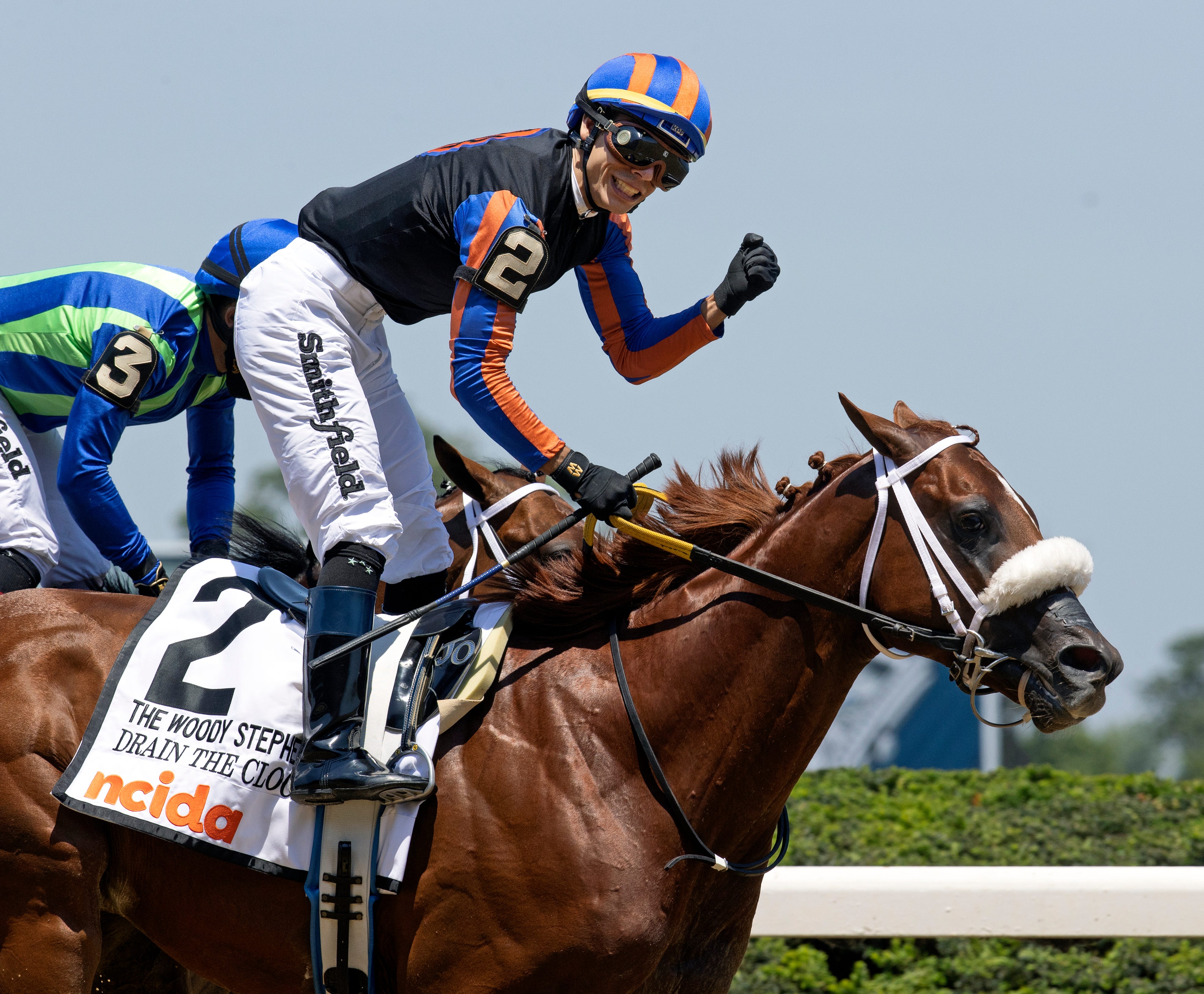 Drain the Clock le ganó la batalla a Jackie’s Warrior en el Woody